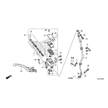 FRONT BRAKE MASTER CYLINDER (1)