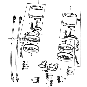 SPEEDOMETER + TACHOMETER K6
