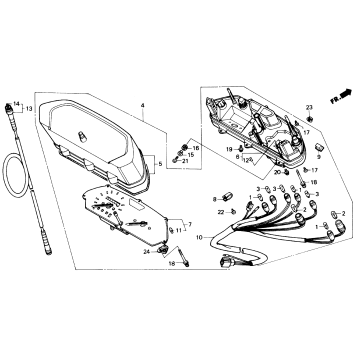 SPEEDOMETER + TACHOMETER