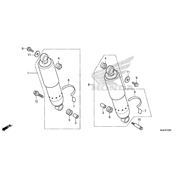 REAR SHOCK ABSORBER (1)