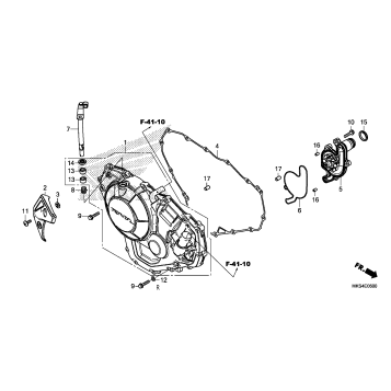 RIGHT CRANKCASE COVER    (1)