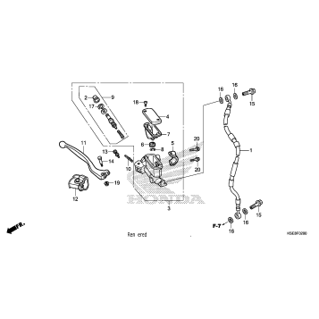 FRONT BRAKE MASTER       CYLINDER