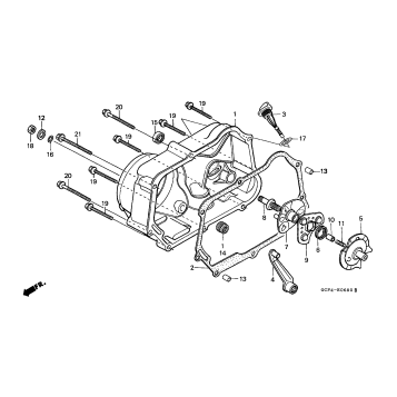 RIGHT CRANKCASE COVER