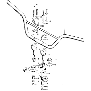 HANDLEBAR + FORK TOP BRIDGE