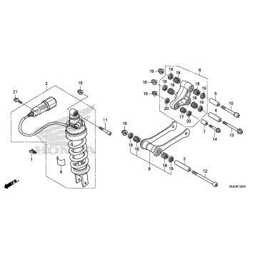 REAR SHOCK ABSORBER