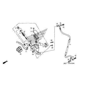 FRONT BRAKE MASTER CYLINDER