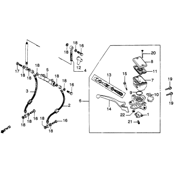 FR. BRAKE MASTER CYL. 82