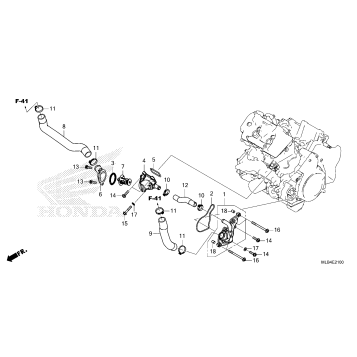 THERMOSTAT@WATER HOSE