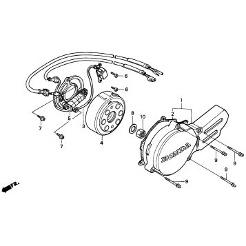 LEFT CRANKCASE COVER