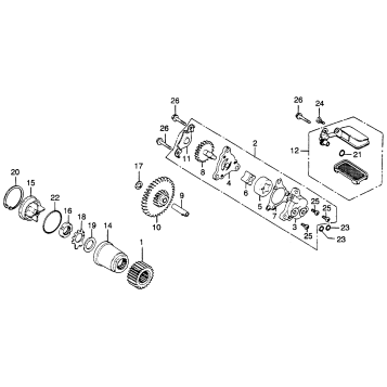 OIL PUMP + OIL FILTER