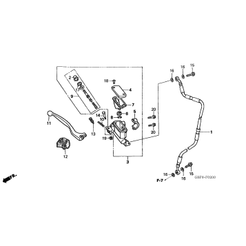 FRONT BRAKE MASTER CYLINDER