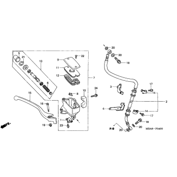 FRONT BRAKE MASTER CYLINDER