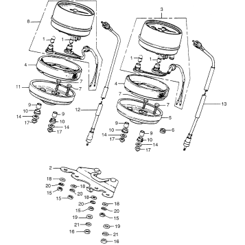 SPEEDOMETER + TACHOMETER