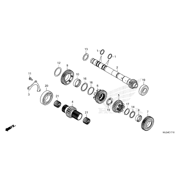 TRANSMISSION (MAINSHAFT) (DCT)
