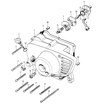 RIGHT CRANKCASE COVER