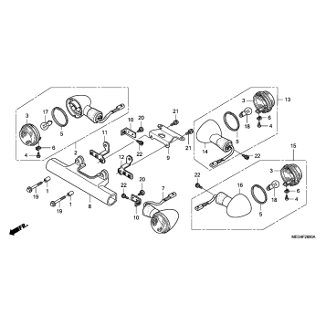 FRONT@REAR TURN SIGNAL