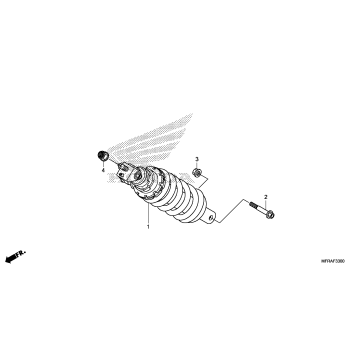 REAR SHOCK ABSORBER (1)