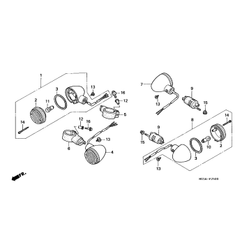 FRONT + REAR TURN SIGNAL