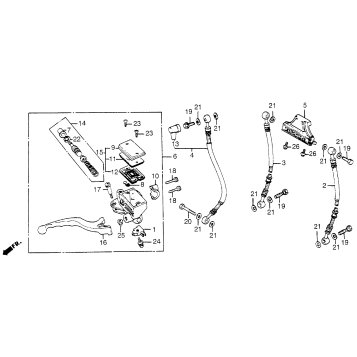 FR. BRAKE MASTER CYL.