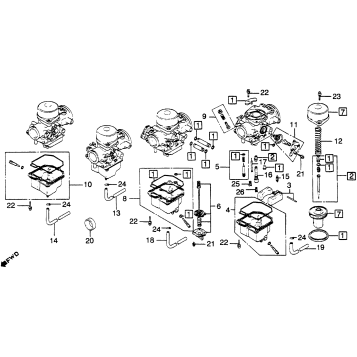 CARBURETOR COMP. PARTS