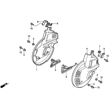 FRONT WHEEL COVER 98