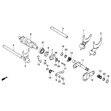 GEARSHIFT DRUM 82-83