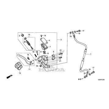 FRONT BRAKE MASTER CYLINDER