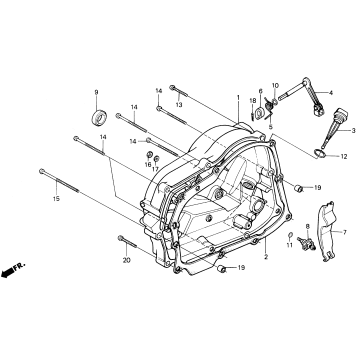 RIGHT CRANKCASE COVER