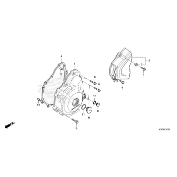 LEFT CRANKCASE COVER