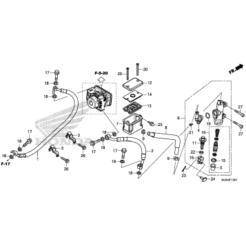 REAR BRAKE MASTER        CYLINDER (2)