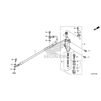 REAR BRAKE MASTER        CYLINDER