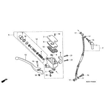 FRONT BRAKE MASTER CYLINDER