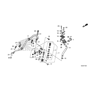 REAR BRAKE MASTER        CYLINDER (1)