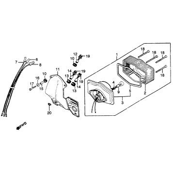 CB750L TAILLLIGHT (CB750L'79) 79