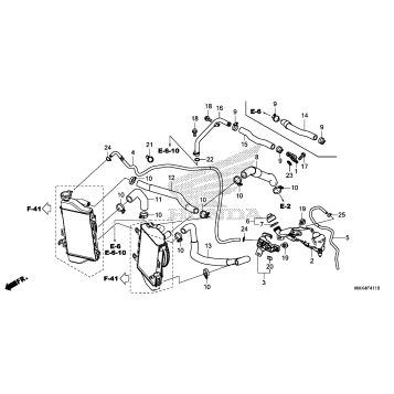 RADIATOR HOSE@WATER PIPE