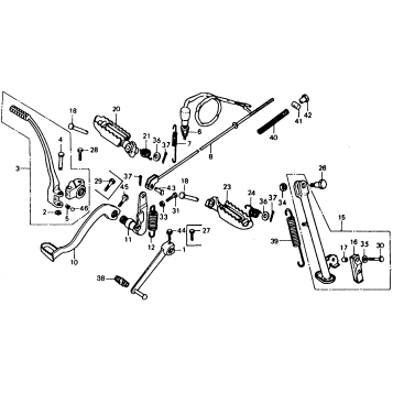 CHANGE PEDAL + BRAKE PEDAL + STEP