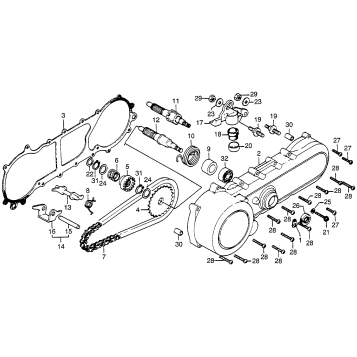 LEFT CRANKCASE COVER