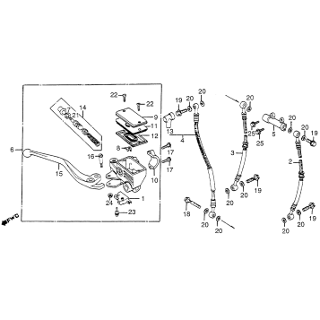 FRONT BRAKE MASTER CYL.