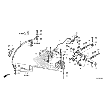REAR VALVE UNIT          (CBR600RA)