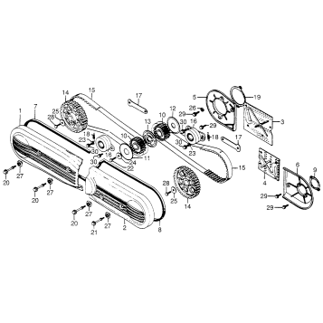 FRONT COVER + TIMING BELT