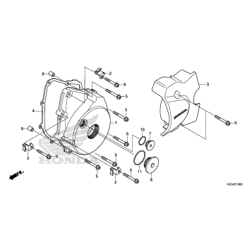 LEFT CRANKCASE COVER