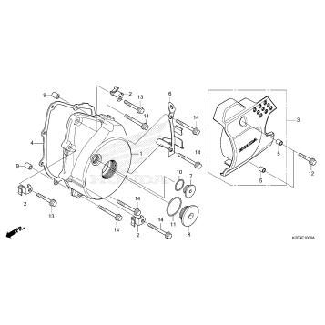 LEFT CRANKCASE COVER