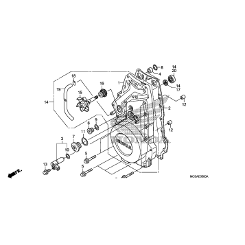FRONT CRANKCASE COVER