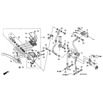 FRONT BRAKE MASTER CYLINDER