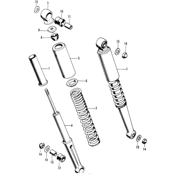 REAR SHOCK ABSORBER K1-K3