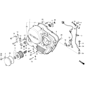 RIGHT CRANKCASE COVER