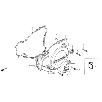 LEFT CRANKCASE COVER