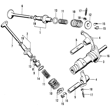 CAMSHAFT + VALVE