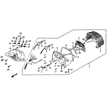 CB750K TAILLILGHT 79