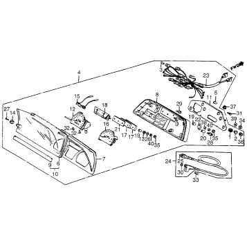 GL1200I INSTRUMENTS 84-85